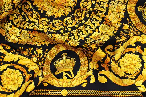 Versace silk fabric meaning